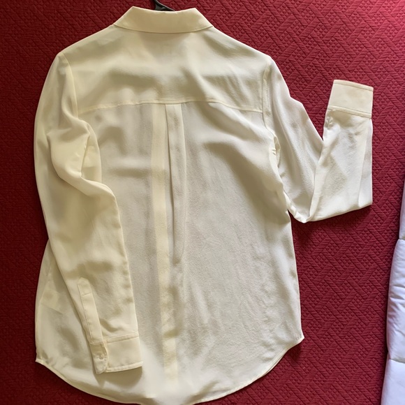 Off White Silk Blouse - Picture 2 of 2